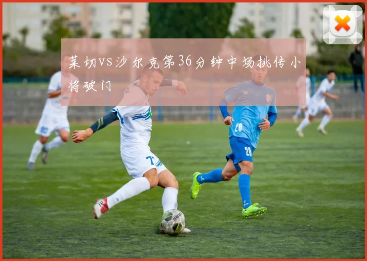 莱切vs沙尔克第36分钟中场挑传小将破门
